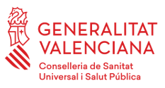 Logo Generalitat Valenciana. Conselleria de Sanitat Universal i Salut Pública
