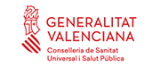 Logo Generalitat Valenciana. Conselleria de Sanitat Universal i Salut Pública